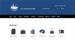 Desktop Screenshot of landmarkluggage.com